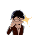 ダメガネ男子（個別スタンプ：25）