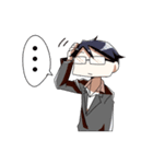 ダメガネ男子（個別スタンプ：39）
