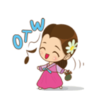 韓国のプリンセス ジャミュン（個別スタンプ：34）