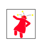 トイレの花子さんと雉男くん（個別スタンプ：35）
