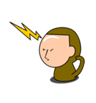 ボーっとモンキー（個別スタンプ：17）