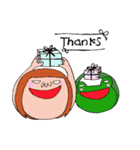 わたちとかえる 3（個別スタンプ：7）