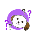 わんこの顔スタンプ（喜怒哀楽）（個別スタンプ：34）