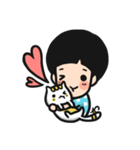 Ducky Boy ＆ Tiny Kitten（個別スタンプ：4）