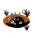 u的黒もぐら（個別スタンプ：14）