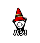 謎の宇宙人 レッドパイロン（個別スタンプ：9）