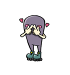 未確認ローラースケーター（個別スタンプ：7）