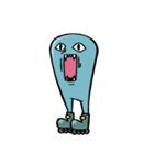 未確認ローラースケーター（個別スタンプ：8）