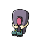 未確認ローラースケーター（個別スタンプ：19）