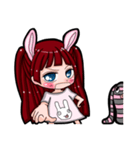 うさ耳かまってちゃん（個別スタンプ：34）