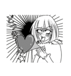 キラ？ホラー？少女マンガでございます。（個別スタンプ：27）