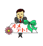 名刺で全部気持ちを伝えてくる男（個別スタンプ：30）