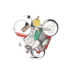 旧単車乗り！（個別スタンプ：9）