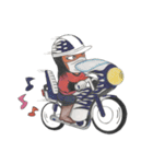 旧単車乗り！（個別スタンプ：37）