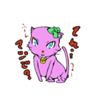 ピンクネコ（個別スタンプ：30）