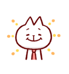 顔で会話するねこ。（個別スタンプ：2）