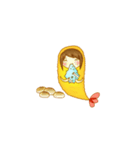 エビフライ＆フグちゃん（個別スタンプ：28）