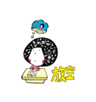 Daily Routine  of Rock Head Ling（個別スタンプ：23）
