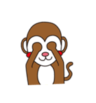 サルのまさーる（個別スタンプ：18）
