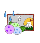 女の子とうさぎの一年（個別スタンプ：17）