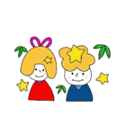 女の子とうさぎの一年（個別スタンプ：18）