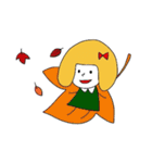 女の子とうさぎの一年（個別スタンプ：23）