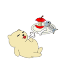 クマ犬マックスの日常生活（個別スタンプ：21）
