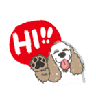 HAPPY COCKER FAMILY（個別スタンプ：1）