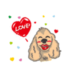 HAPPY COCKER FAMILY（個別スタンプ：7）
