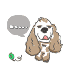 HAPPY COCKER FAMILY（個別スタンプ：9）