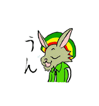 レゲエうさぎ（個別スタンプ：1）