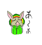 レゲエうさぎ（個別スタンプ：15）