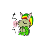 レゲエうさぎ（個別スタンプ：18）