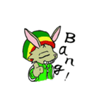 レゲエうさぎ（個別スタンプ：32）