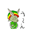 レゲエうさぎ（個別スタンプ：34）