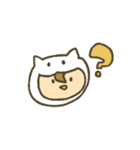 しろねこおとこ（個別スタンプ：1）
