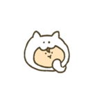 しろねこおとこ（個別スタンプ：3）