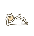 しろねこおとこ（個別スタンプ：18）