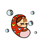 マトリョーシカのマトリ（個別スタンプ：28）