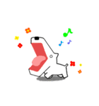 面長犬（個別スタンプ：1）