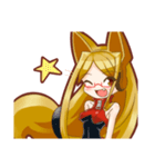 獣耳ヘッドフォン少女とその兄貴。（個別スタンプ：26）