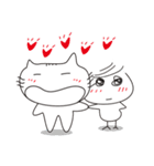 ミスター猫とアヒルプリンセス（個別スタンプ：20）