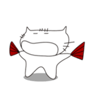 ミスター猫とアヒルプリンセス（個別スタンプ：36）