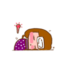 Cibeva, A cute braided hair girl（個別スタンプ：29）