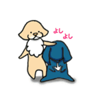 矢印とふわふわ（個別スタンプ：35）
