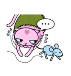 桜餅にゃんこ（個別スタンプ：40）