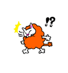 モジャモジャにゃんこ（個別スタンプ：19）