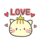 しろねこ王にゃおう！（個別スタンプ：37）
