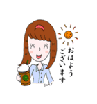 OLサティーのビジネススタンプ（個別スタンプ：2）