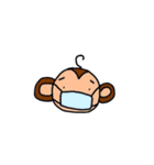 さる男くんとブタ子ちゃん（個別スタンプ：16）